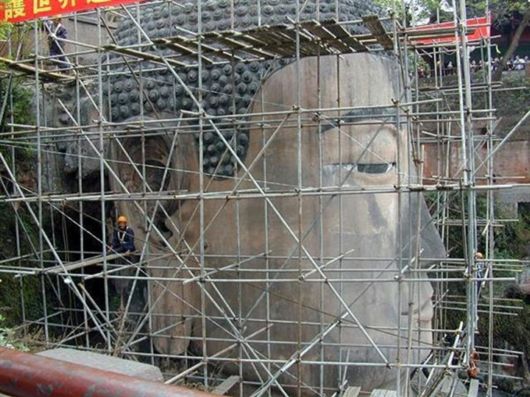 Giant Buddha in Leshan, China