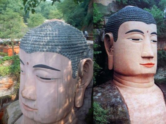 Giant Buddha in Leshan, China