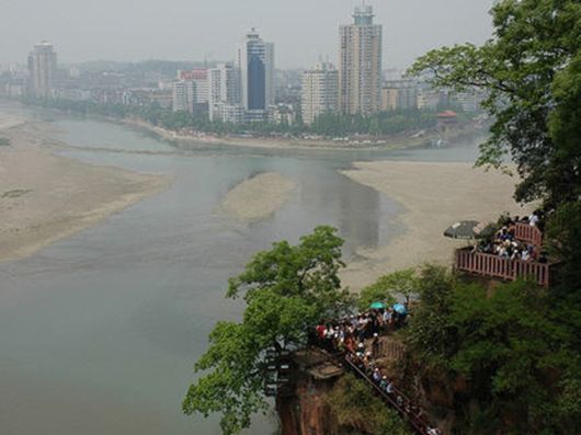 Giant Buddha in Leshan, China