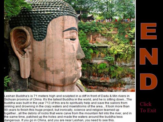 Giant Buddha in Leshan, China