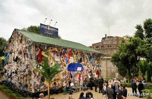 A Garbage Hotel in Rome