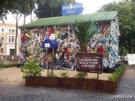 A Garbage Hotel in Rome