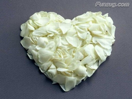 Click to Enlarge - Beautiful Floral Valentine Hearts