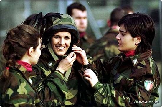 Beautiful Military Women Around the World