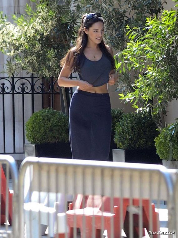 Kelly Brooke in a Cool Dress