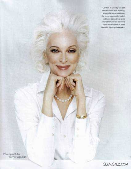 80 Years Old Super Model Carmen Dell Orefays