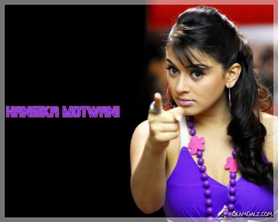Click to Enlarge - Pretty Hansika Motwani Wallpapers