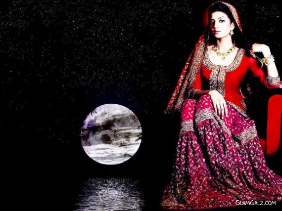 Click to Enlarge - Pakistani Fashion Models Walls