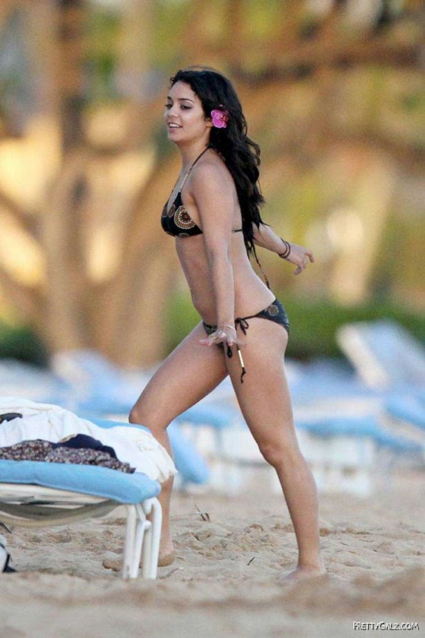 Vanessa Hudgens Bikini Candids in Hawaii