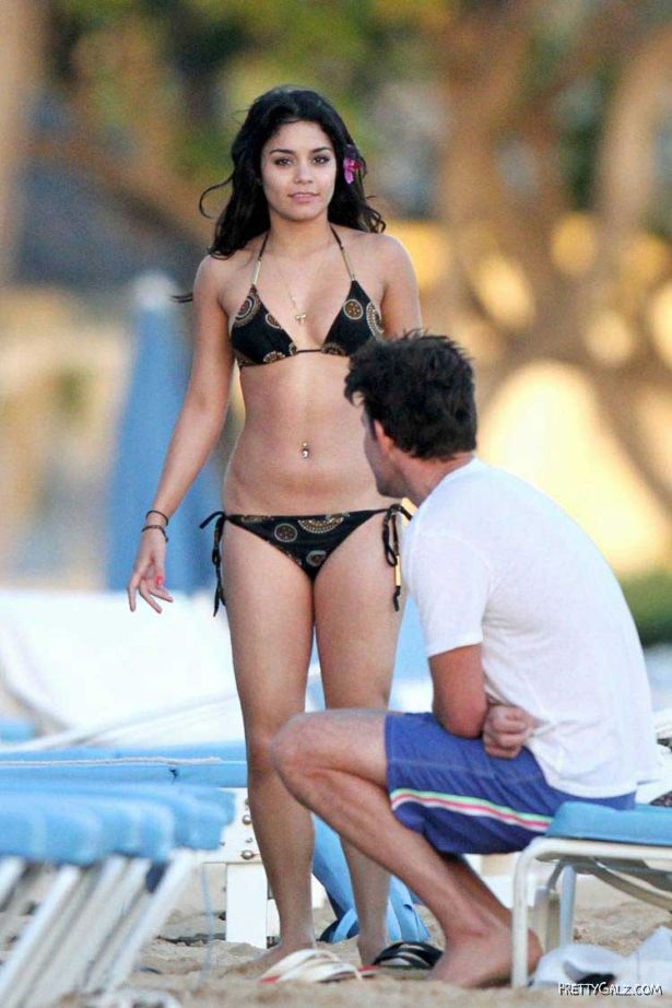 Vanessa Hudgens Bikini Candids in Hawaii
