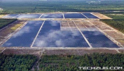 Solarpark Lieberose Power Plant in Germany