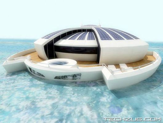 Solar Powered Floating Resort
