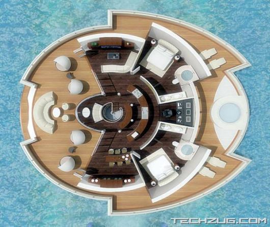 Solar Powered Floating Resort