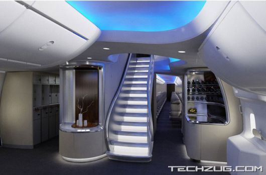 A First Look Inside the New Boeing 747-8