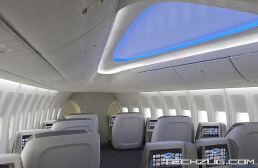 A First Look Inside the New Boeing 747-8