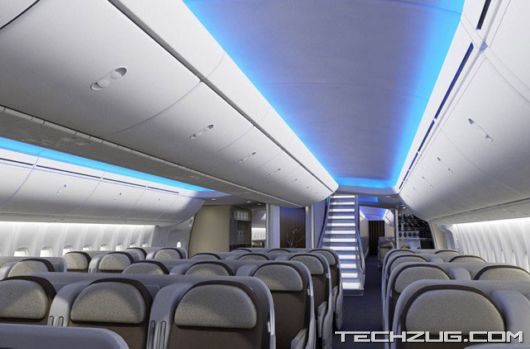 A First Look Inside the New Boeing 747-8