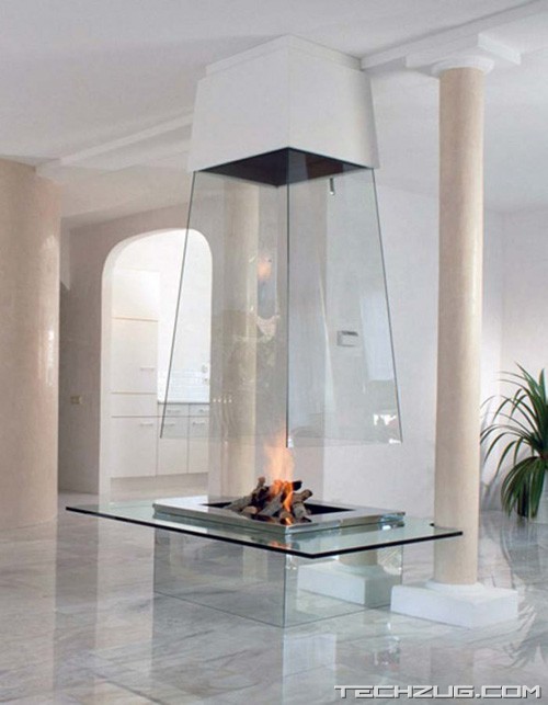 Stunning Hi-Tech Fireplaces