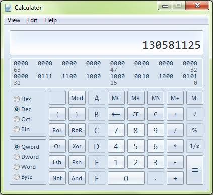 Cool Windows 7 Calculator!